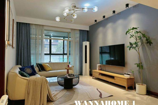 Spacious&Bright&Modern 2Bdrs 2Baths/W Nanjing Rd CBD/Great Compound