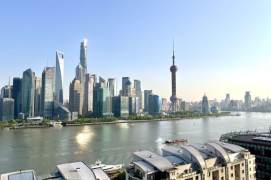 brand new huge 1 bedroom open balcony great river view near huang pu river 