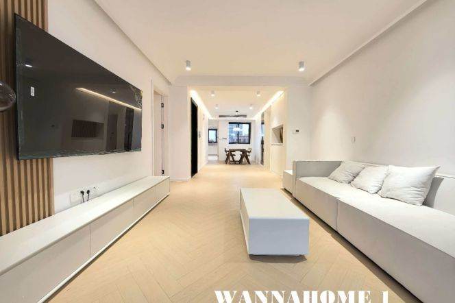 Top Compound+New&Modern&Spacious 3Bdrs 2Baths Apt+Big Balcony+Nice View