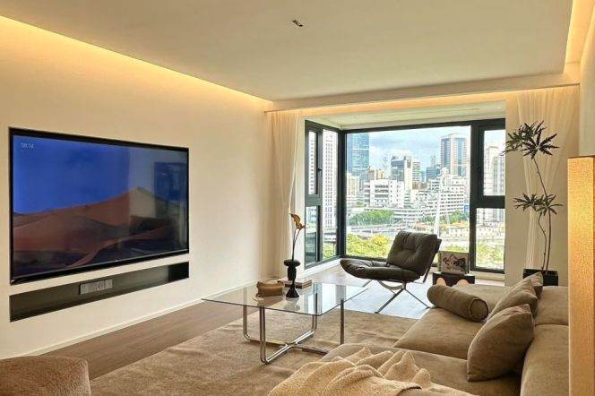 3 Brs, 2 Baths with Floor Heating/Central ac/Oven/Dish washer, 160 sqm @ Zhongtan metro L3&4