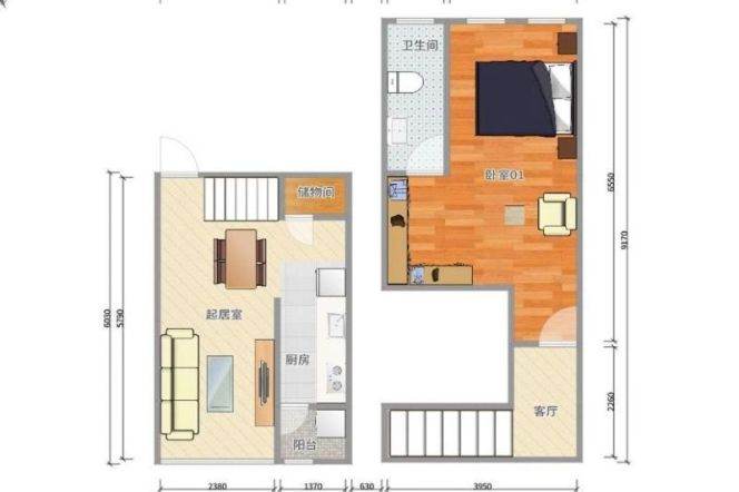 Nice 1br loft near hongqiao rd station