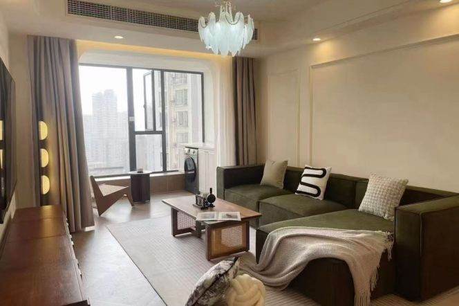 modern big 1 bedroom floor heating nice furniture good view beside line 8,9 