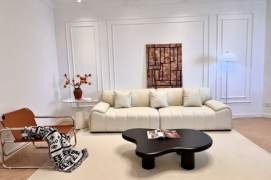 2 Brs, 1 Living room with Floor Heating/Central ac/Oven,110 sqm @ Caoyang metro L3&4