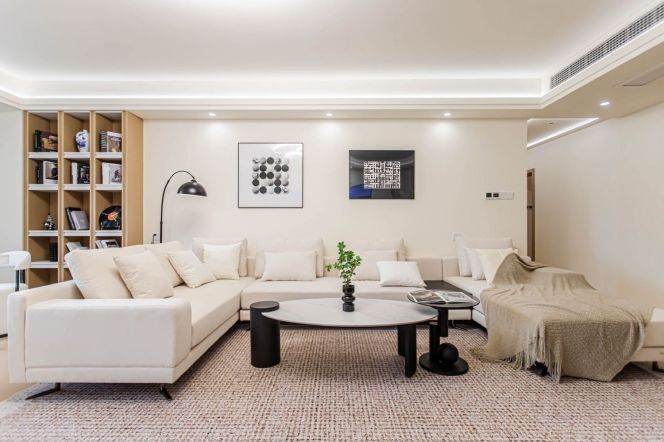 Large flats 4br@Dapuqiao 230sqm with central ac floor heating ceiling to floor windows