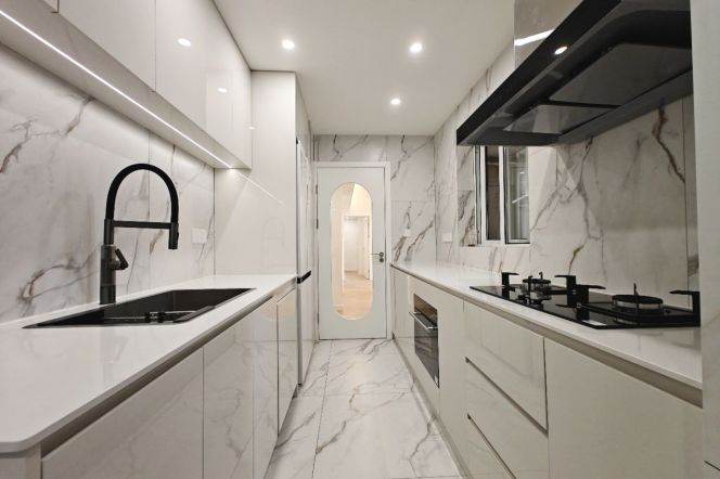 modern big 2brs floor heating big living room near Jing an temple CBD line 2,7,14 