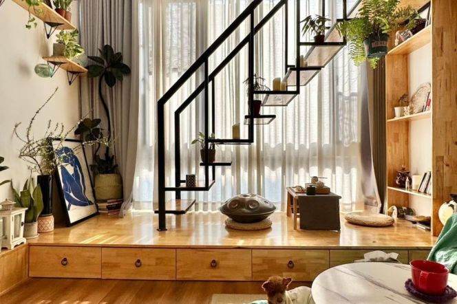 High ceiling 1Br/1Lr/1Bt apt nr Xintiandi,M10/13