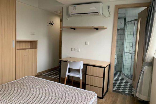 1Studio near line 1/3/4 convenient to SISU(ESSCA),ECNU and Shanghai Uni can long and shrot lease