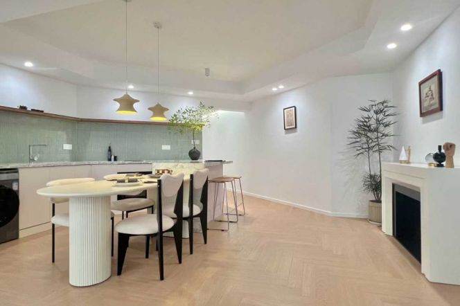 Sanhe Garden floor heat 2+1brs/2lr/2ba apt with balcony; L7/2