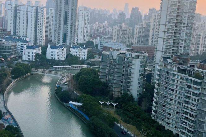 modern big 4brs floor heating modern furniture nice river view beside su zhou river 27.5K