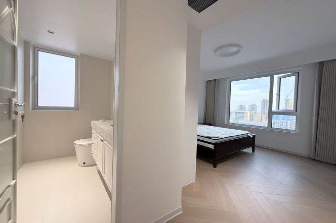 brand new big 3brs floor heating brand new furniture good view beside line 7,9 