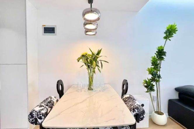 1 Br, 1 Living room, Floor Heating/Central ac/Oven, 80 sqm @ Loushanguan metro L2