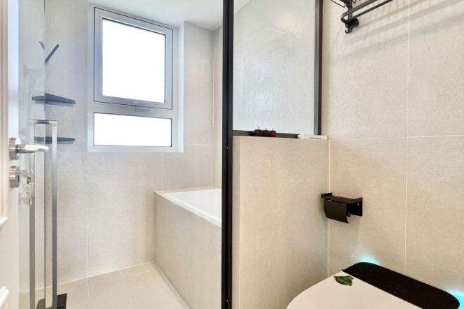 modern 2brs floor heating western kitchen brand new furniture near Jing an temple 18.3K