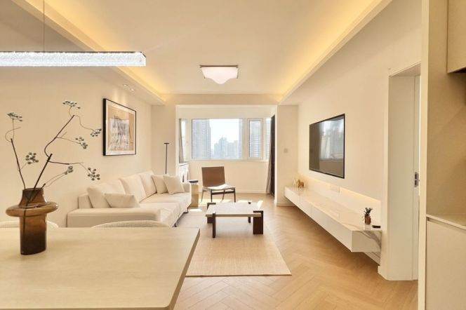 modern 2brs floor heating western kitchen brand new furniture near Jing an temple 18.3K