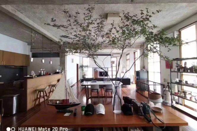 Old apartment large flats 2br/2bt@Jiashan rd 180sqm with windows all over the living room