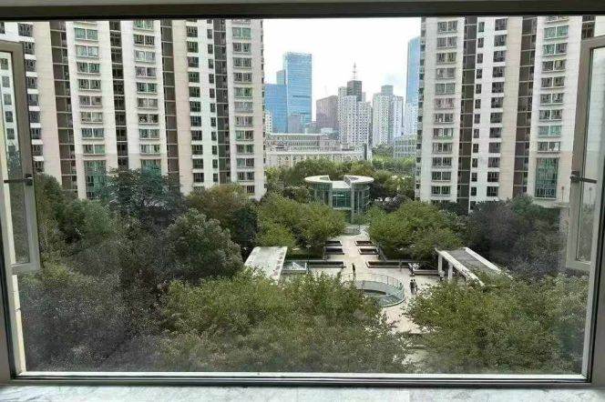 One park 4br/2bt@Jing'an center 185sqm with quality design ceiling to floor windows