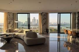 Spacious bright 3br+1/3bt@qiantan 202sqm with ceiling to floor windows Nr NYU