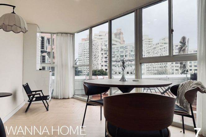 Impressive&Lovely Terrace/Xujiahui CBD/Elevator/Brand New/Large Storages/Heater/Cozy2+1br2bt