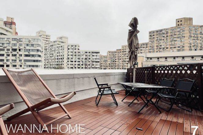 Impressive&Lovely Terrace/Xujiahui CBD/Elevator/Brand New/Large Storages/Heater/Cozy2+1br2bt