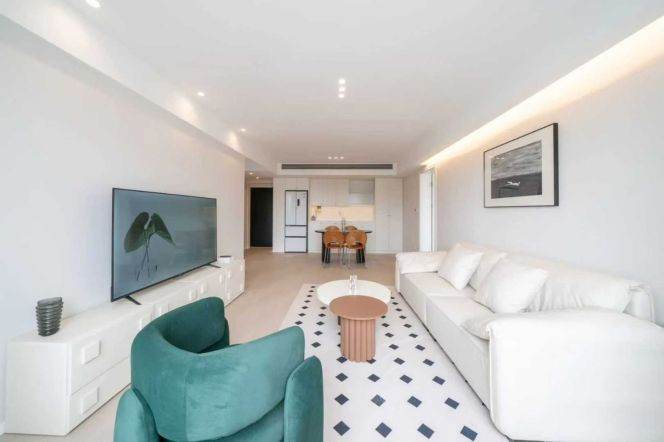 zhongshan park floor heating 2BR/big living room@L2/3/4