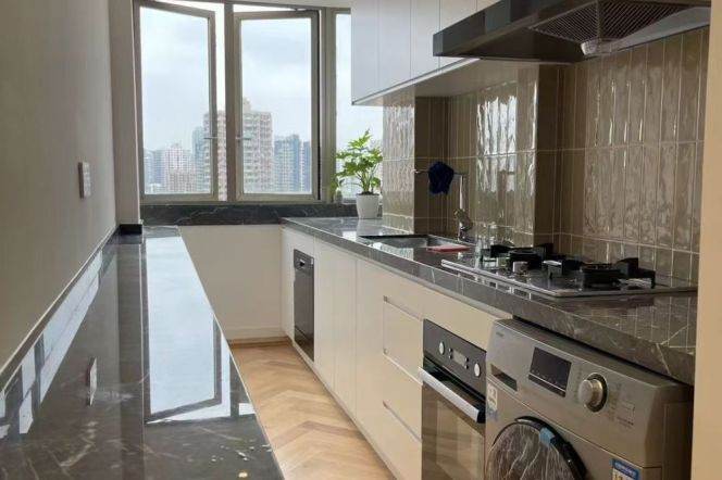 Yunhe Garden -1bed - decent high rise building- elevator-modern - Jing’an Temple