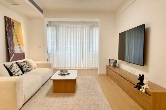zhongshan park floor heating 2BR/big living room@L2/3/4