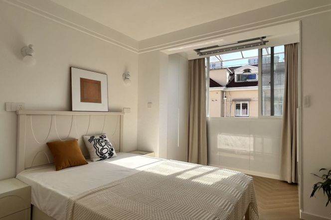 no lift Cozy Modern 2BR | Zhongshan Park Metro L2/3/4 | Bright New decoration