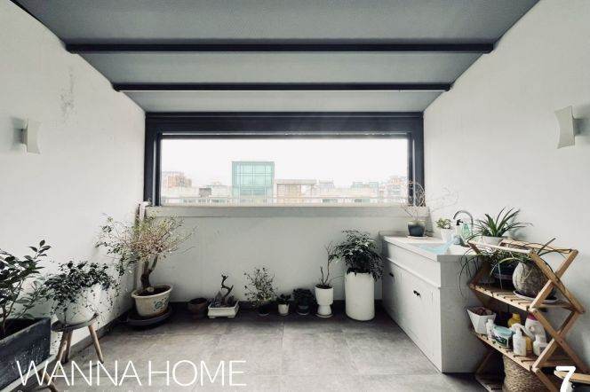 Attractive Terrace/Minhang Gubei/Penthouse/Duplex/Walk-in Closet/Large Storages/Heater/Cozy2br2bt