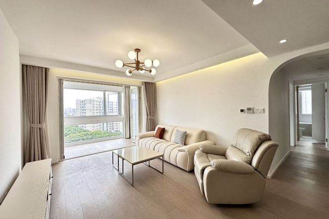 Morden&Bright 3Bdrs 2Bths/Floor Heating @Yaohong Rd &Line 15 