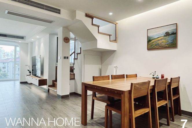 Attractive Terrace/Minhang Gubei/Penthouse/Duplex/Walk-in Closet/Large Storages/Heater/Cozy2br2bt