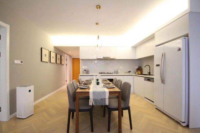 modern 4brs floor heating open balcony in most popular compound Xujiahui 30K