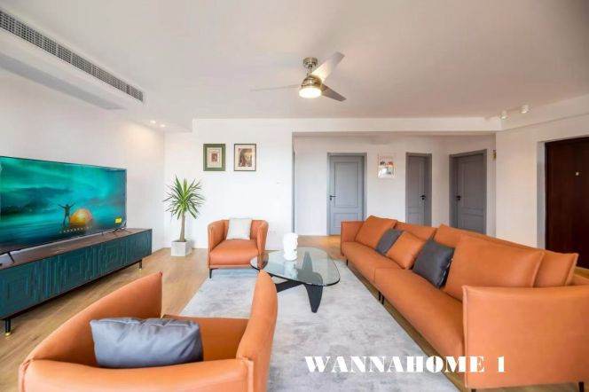 Bright&Spacious 3Bdrs 2Baths Apt+Awesome Su Zhou Creek View+L13 Wu Ning Rd/Top Compound