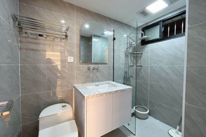 Modern 1br apt | Jiangsu rd Metro L2/11 | Elevator 8F | 9.2K