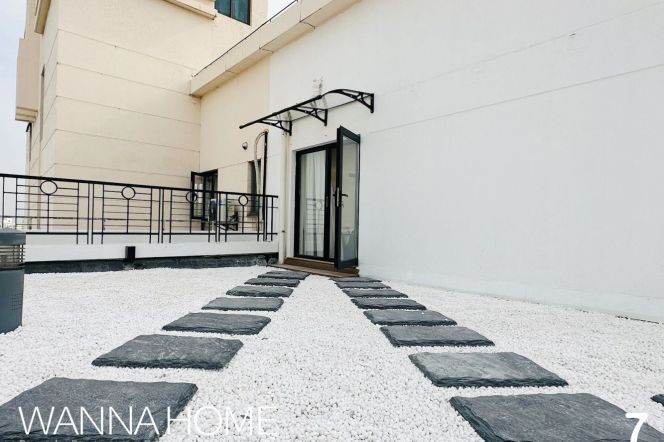 Amazing Terrace+Balcony/Garden Compound/Suzhou Creek/Bathtub/Large Storages/Heater/Cozy3+1br2bt