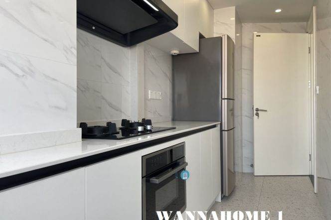 Awesome View+Great Compound+Spacious&Modern&Bright 1Bdr 1Bath Apt+Jing An Temple