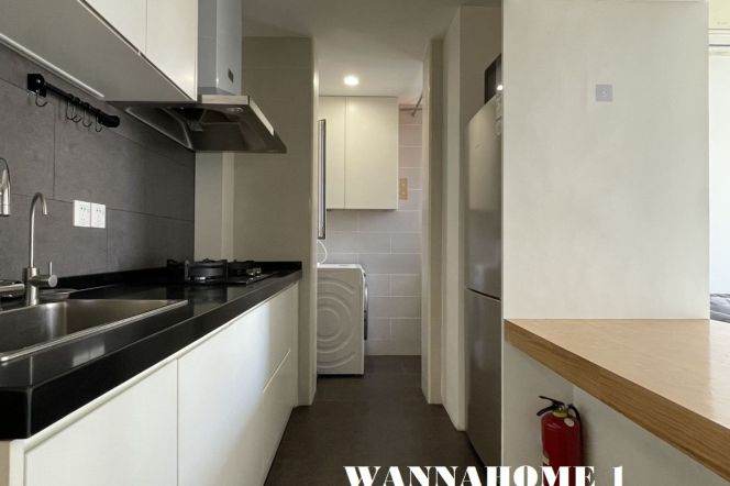 Great Compound+Spacious&Modern&Bright 1Bdr 1Bath Apt+Jing An Temple+Large Storage