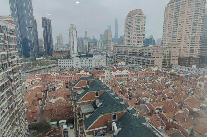 Modern 1 br with high ceiling next SuZhou Creek. easy to L 8/12 QuFu Rd st.