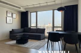 Awesome View+Great Compound+Spacious&Modern&Bright 1Bdr 1Bath Apt+Jing An Temple