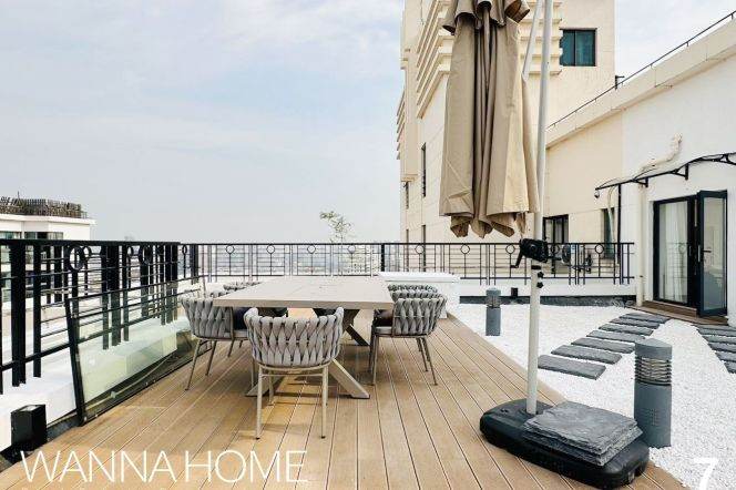 Amazing Terrace+Balcony/Garden Compound/Suzhou Creek/Bathtub/Large Storages/Heater/Cozy3+1br2bt