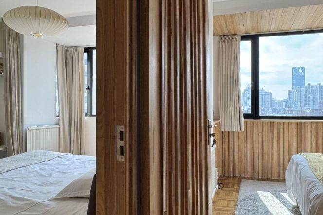 Spacious 2Br-2bathr + Wall heating |South Shanxi rd & Iapm | Mid Huaihai rd metro L13