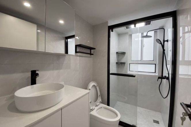 L2, 3, 4, Zhongshan Park Station, FuLeShi Station,   2-bedroom with floor-to-ceiling windows