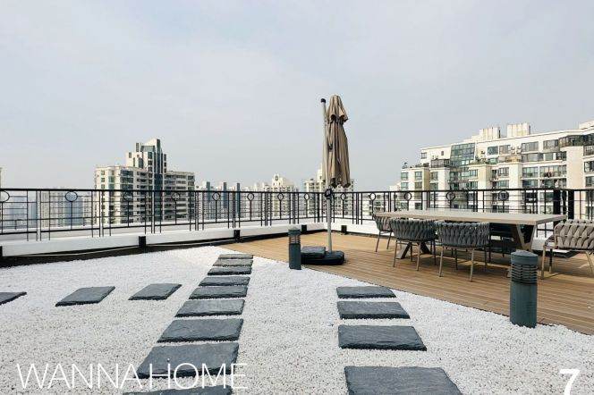 Amazing Terrace+Balcony/Garden Compound/Suzhou Creek/Bathtub/Large Storages/Heater/Cozy3+1br2bt