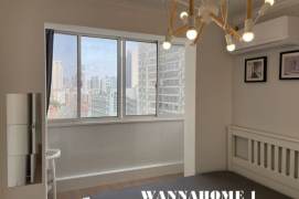 Spacious&Modern&Bright 2Bdrs 1Bath Apt/Large Closet+Jing An Temple+Nice View