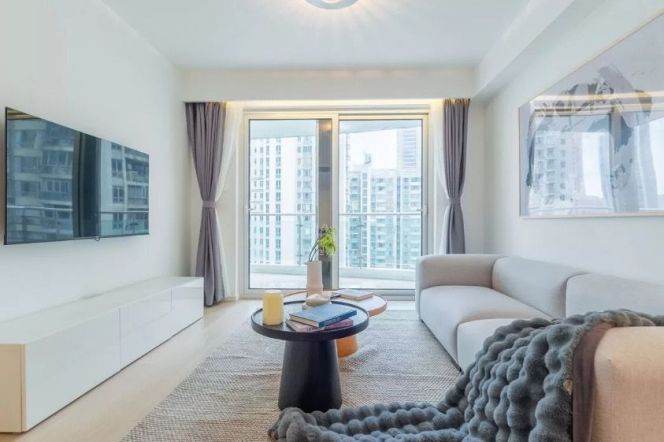 Jing’an One Block - Tasty modern style flat -elevating- line 2/12 west Nanjing road 