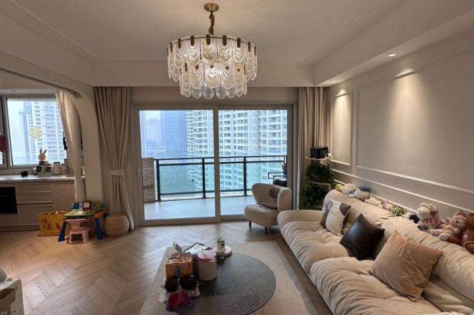 Lujiazui/5br3bt/central AC/floor heat/outdoor balcony/tennis court/pool