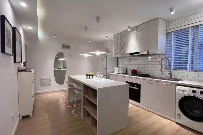 Modern 1+1br/100sqm &elevator/oven @Jiangsu Rd & Line 2/11