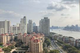 modern big 2brs floor heating open balcony nice view beside Huang pu river IFC only 25K