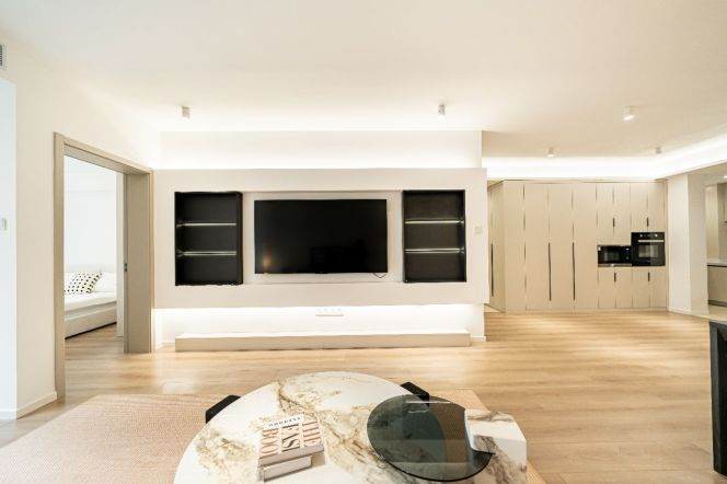 modern brand new 2 brs floor heating brand new furniture beside Su zhou river 17K