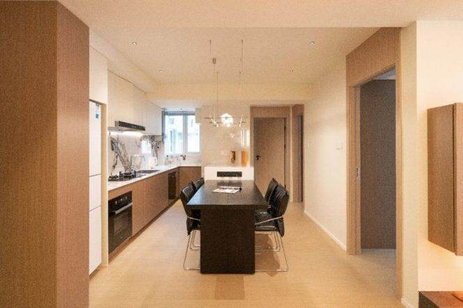 Wuding Rd metro/2br1bt/central AC/floor heat/oven/outdoor balcony