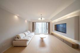 Lujiazui/2br2bt/central AC/floor heat/dishwasher/oven/club/tennis court/pool/gym