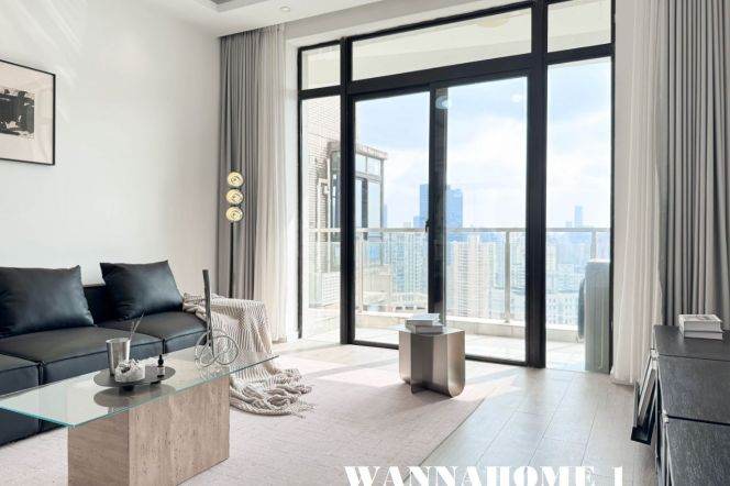 Awesome View+Open Balcony+Spacious&Bright 3Bdrs 2Baths Apt+L7 Chang Ping Rd+Top Compound